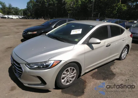 2017 Hyundai Elantra Se from USA, damaged, VIN 5NPD74LF6HH166090